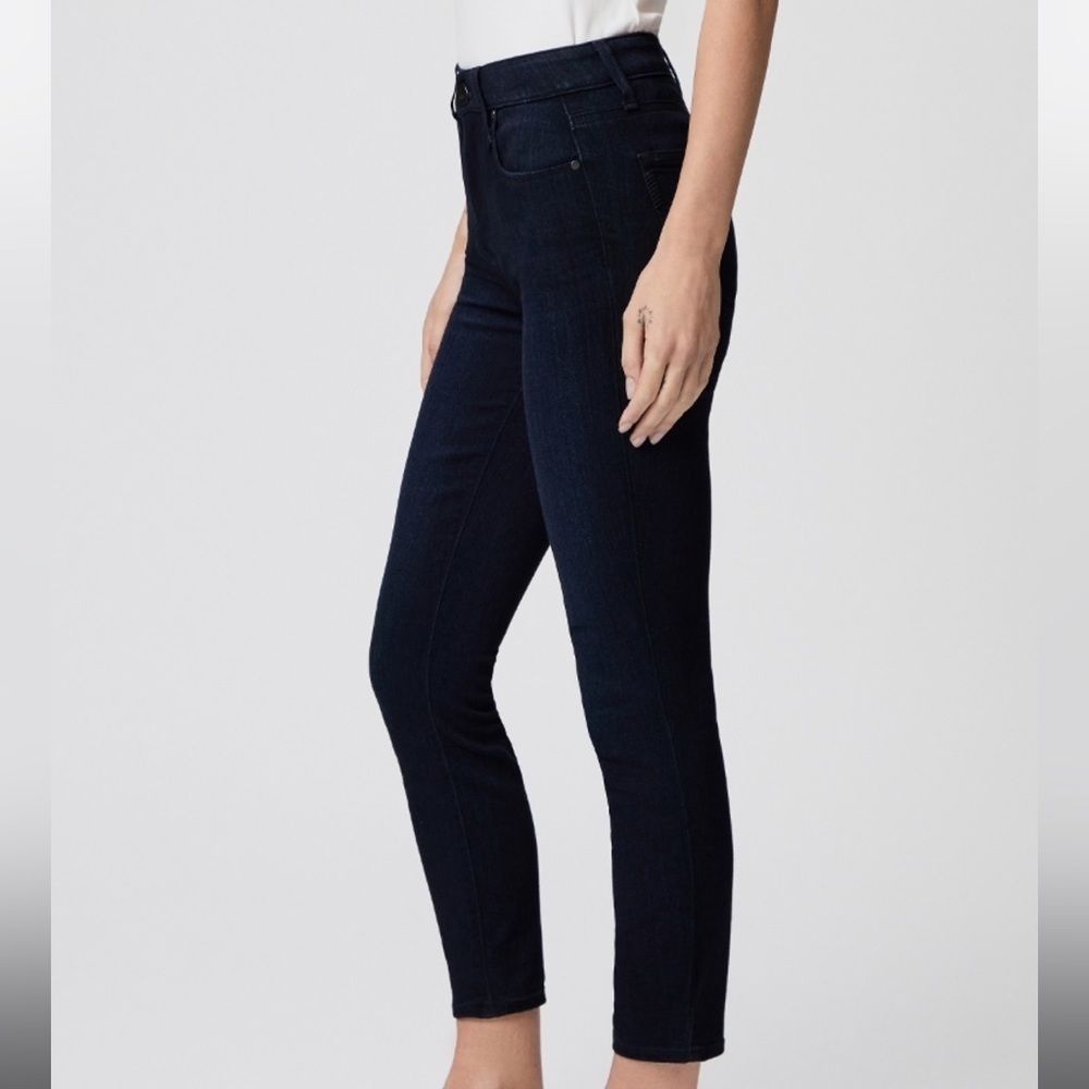 PAIGE Denim Verdugo Crop Skinny Jeans Size 25 - Picture 2 of 14